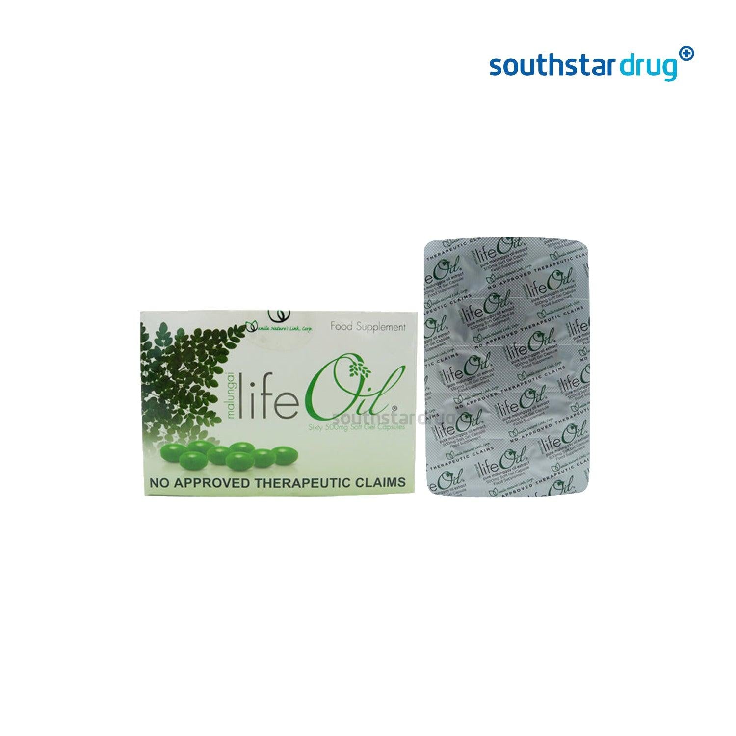 Malungai LifeOil 500mg Soft Gel Capsule - 20s - Southstar Drug