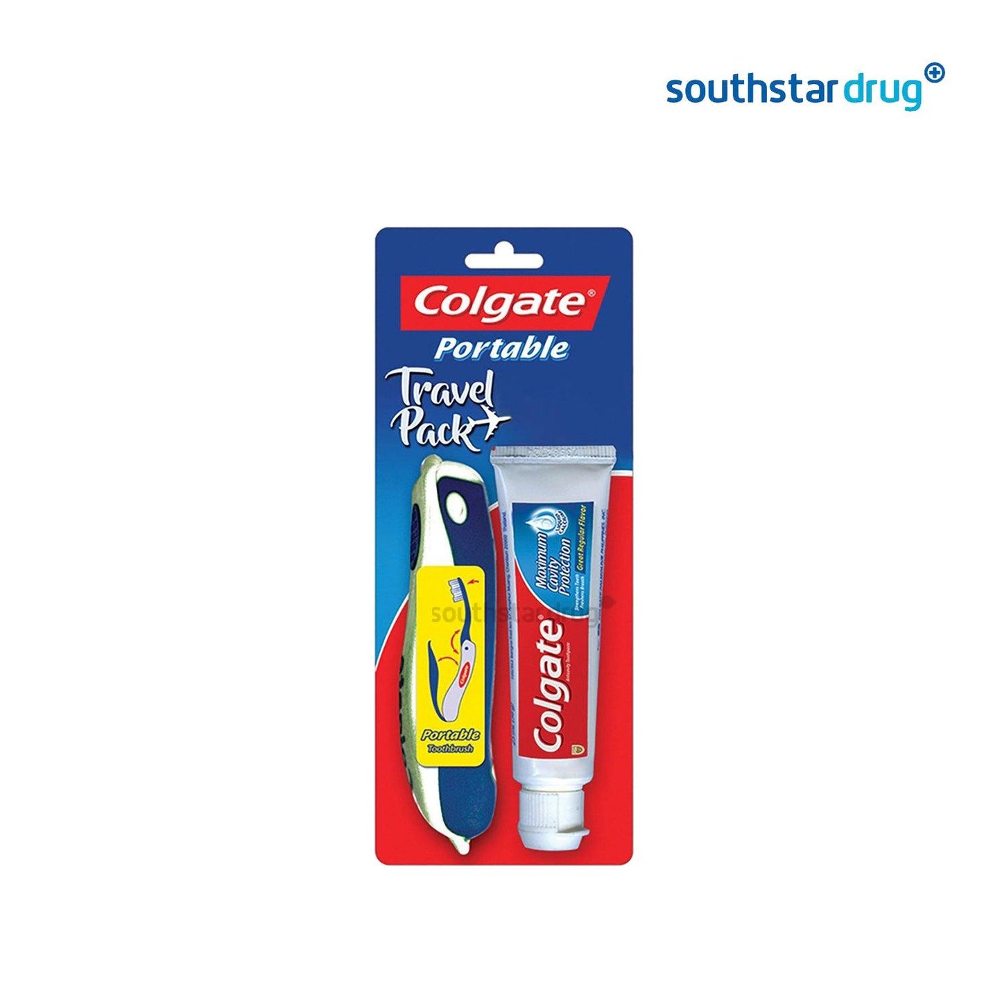 Colgate Portable Travel Pack Toothbrush - Southstar Drug