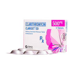Rx: Clariget OD 500mg Tablet - Southstar Drug