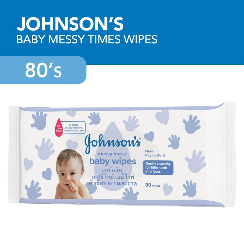 Johnson's Baby Wipes Messy Times - 80s - Southstar Drug