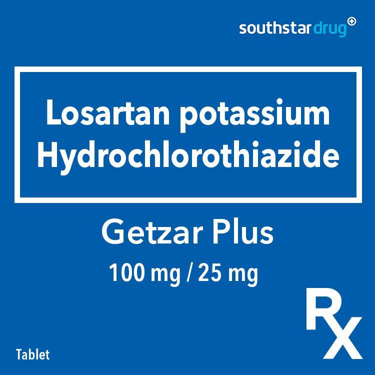 Rx: Getzar Plus 100mg / 25mg Tablet - Southstar Drug