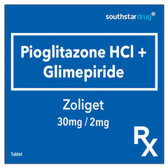 Rx: Zoliget 30mg / 2mg Tablet - Southstar Drug