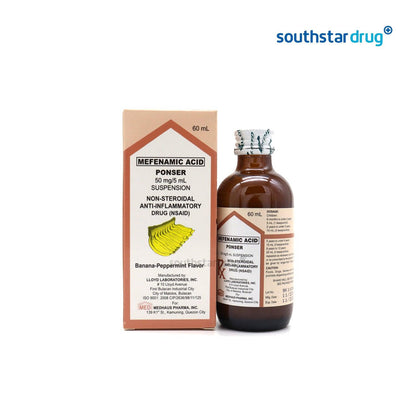 Ponser 50mg / 5ml 60ml Suspension - Southstar Drug