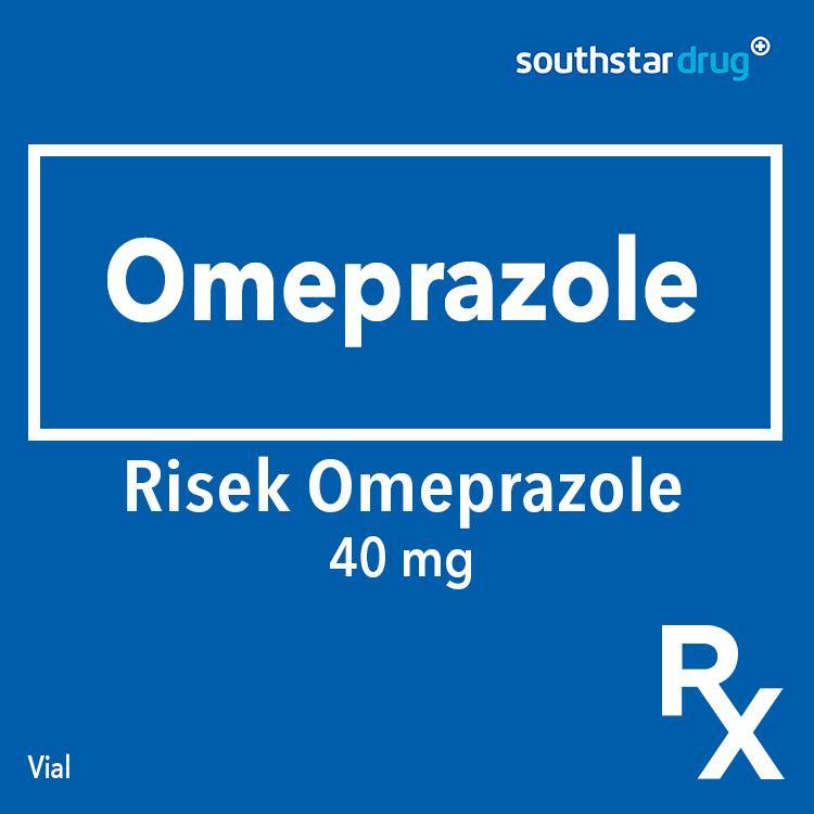 Rx: Risek Omeprazole 40mg Vial - Southstar Drug