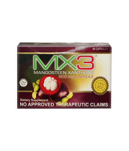 MX3 Mangosteen 500mg Capsule - 30s - Southstar Drug