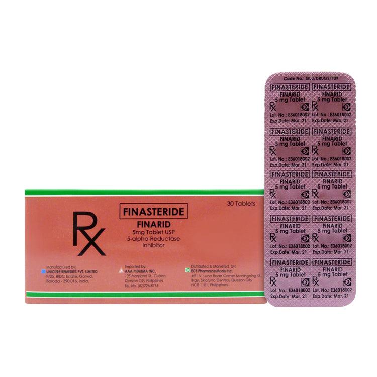 Rx: Finarid 5mg Tablet - Southstar Drug