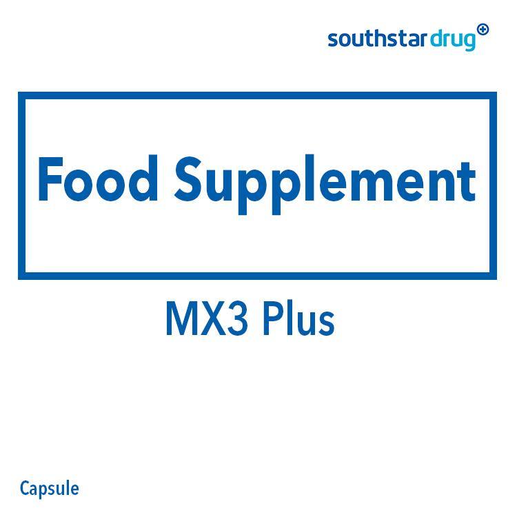 MX3 Plus Capsule - 30s - Southstar Drug