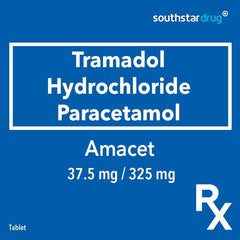 Rx: Amacet 37.5 mg / 325 mg Tablet - Southstar Drug