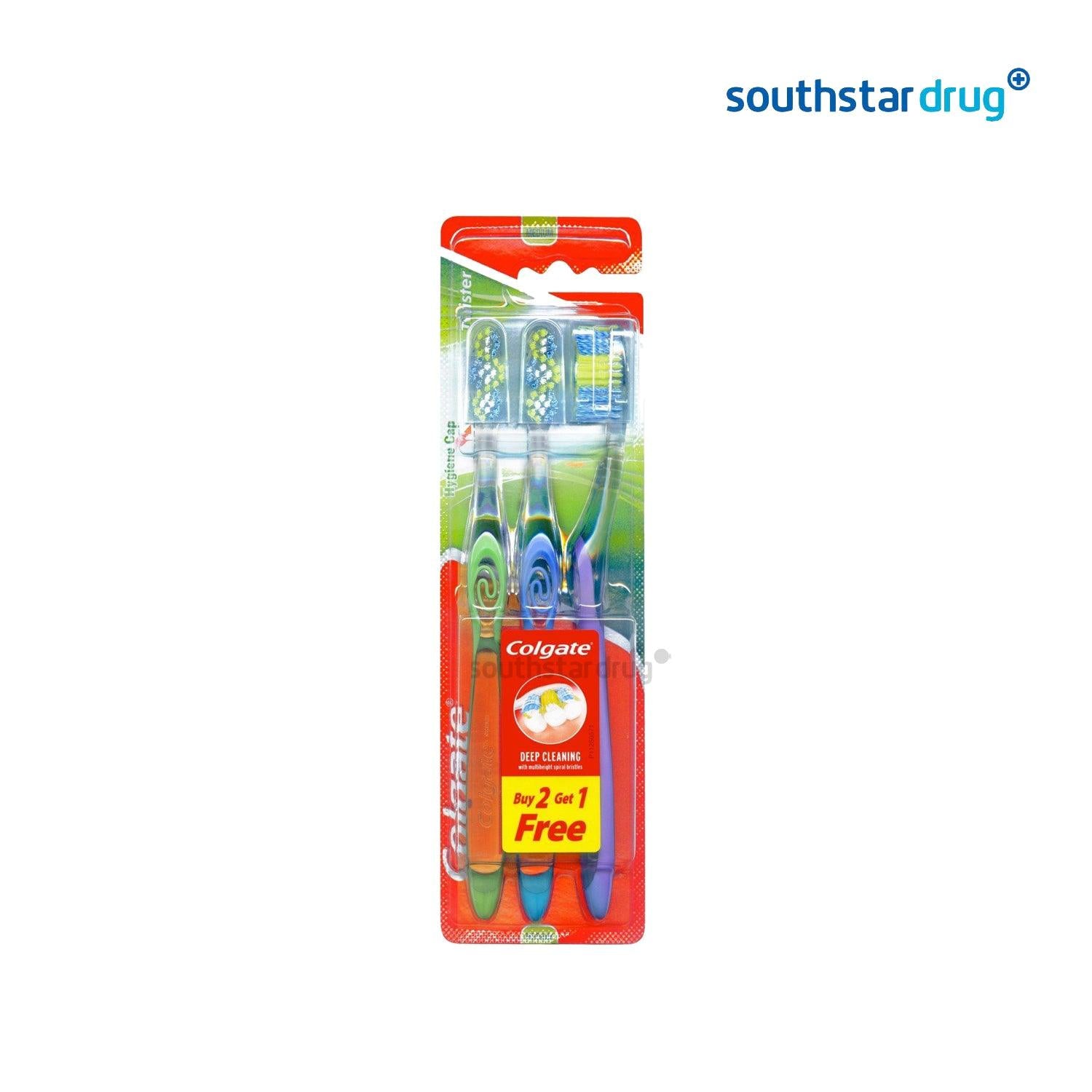 Colgate Twister Medium Buy 2 Get 1 Free Toothbrush - Southstar Drug