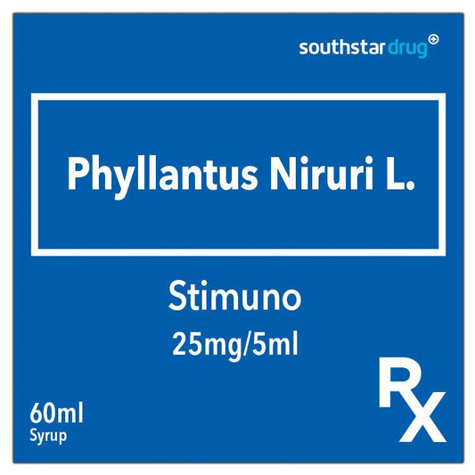 Rx: Stimuno 25mg / 5ml 60ml Syrup - Southstar Drug