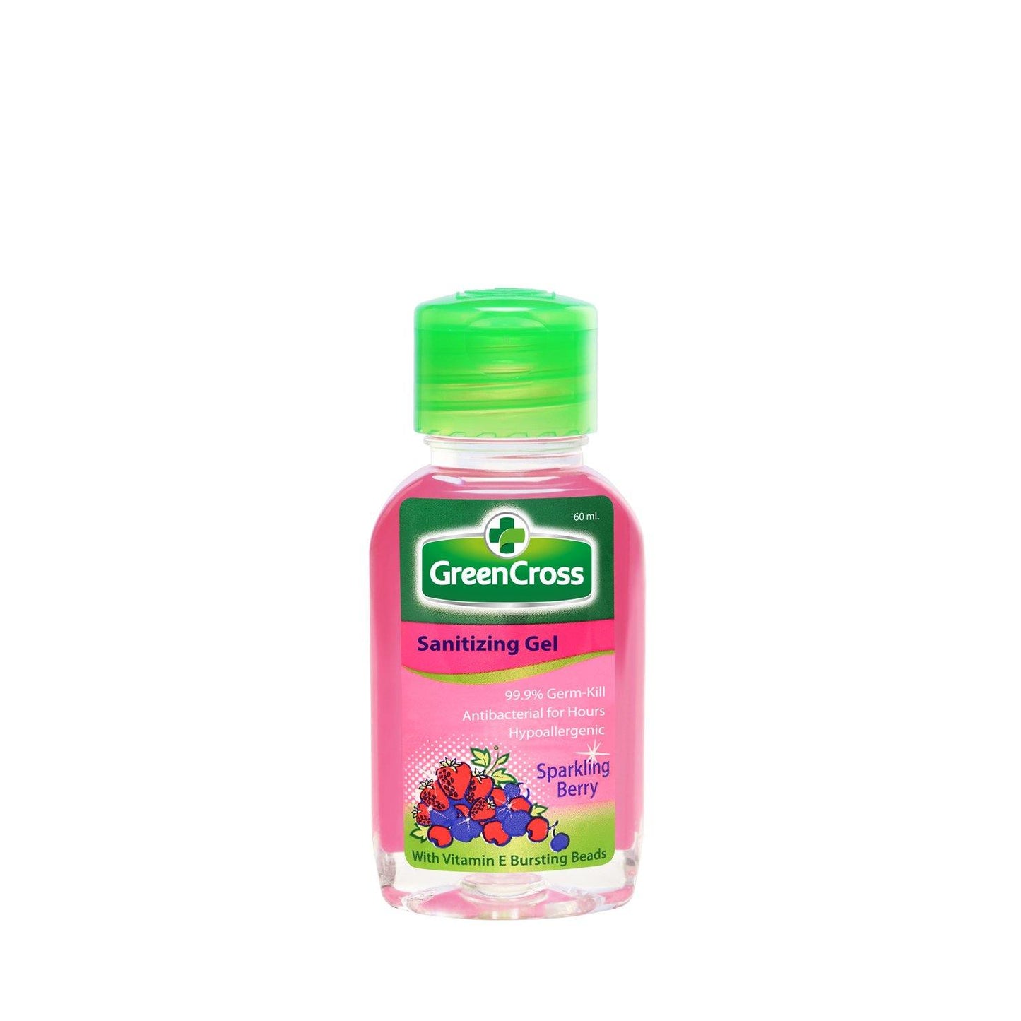 Green Cross Sparkling Berry Sanitizing Gel 60ml - Southstar Drug