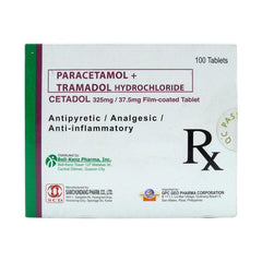 Rx: Cetadol 325mg / 37.5mg Tablet - Southstar Drug