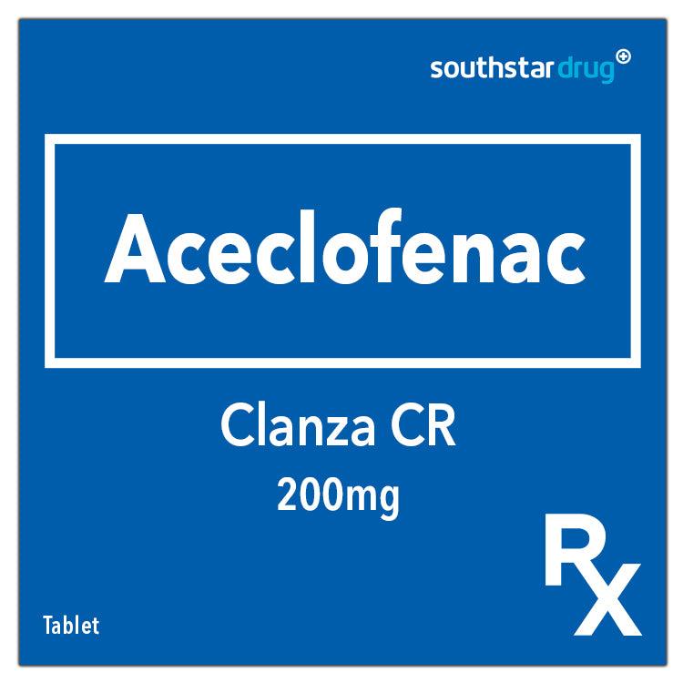 Rx: Clanza CR 200mg Tablet - Southstar Drug