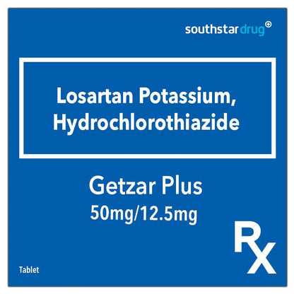 Rx: Getzar Plus 50mg / 12.5mg Tablet - Southstar Drug