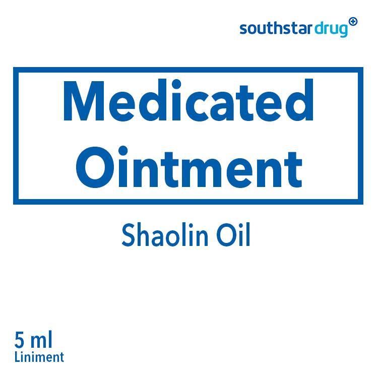 Shaolin Oil Liniment 5ml - Southstar Drug