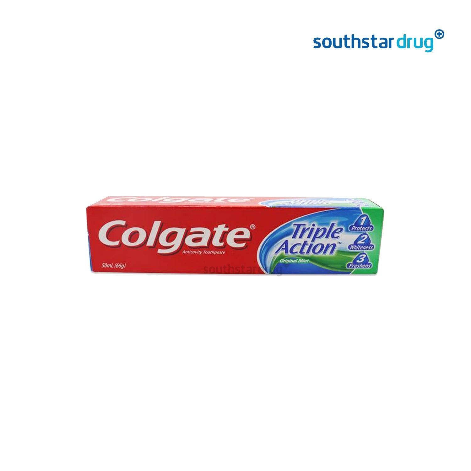 Colgate Tooth Paste Triple Action 50ml Tube - Southstar Drug