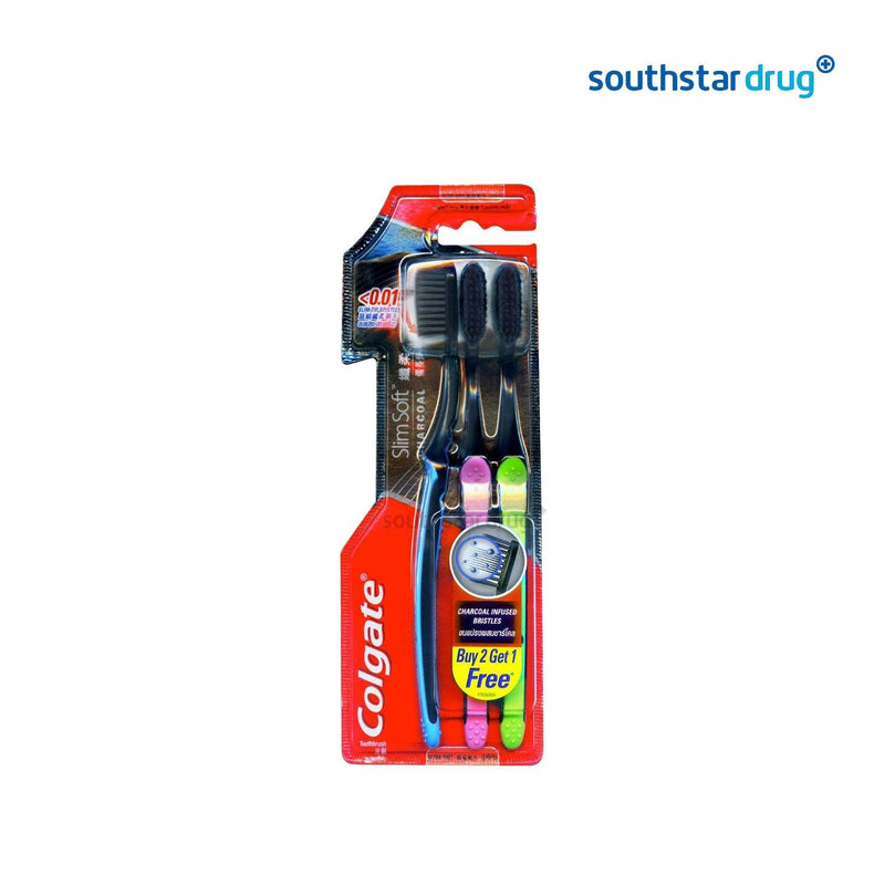 Colgate Slim Soft Charcoal Buy 2 Get 1 Free Toothbrush - Southstar Drug