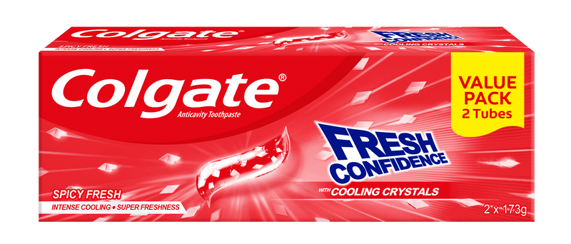 Colgate Fresh Confidence Cooling Crystals Spicy 145ml - Southstar Drug