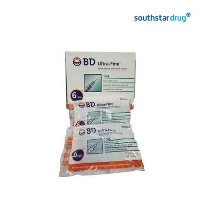 BD Insulin Syringe Ultra Fine 1ml - Southstar Drug