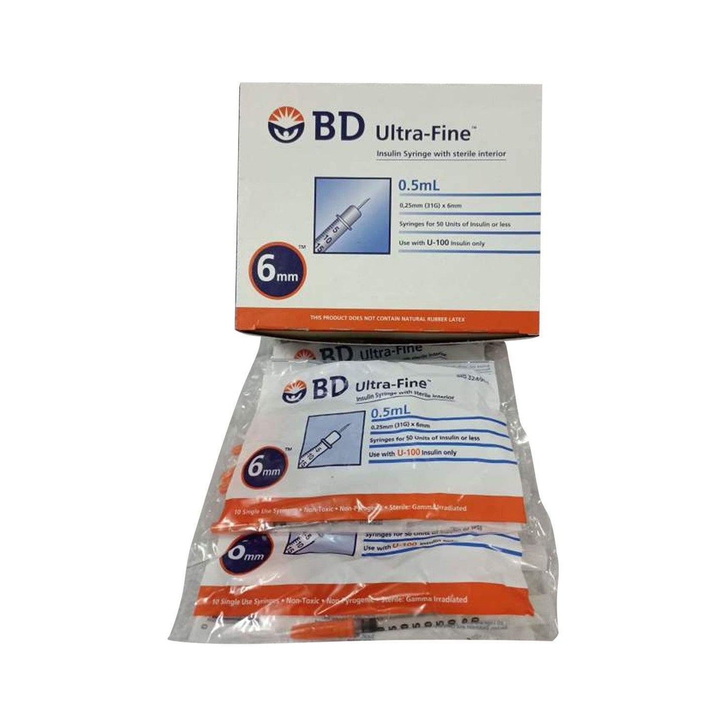 BD Insulin Syringe Ultra Fine 0.5ml - Southstar Drug