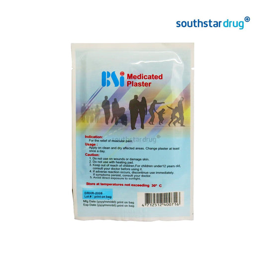 BSI Medicated Plaster - Southstar Drug