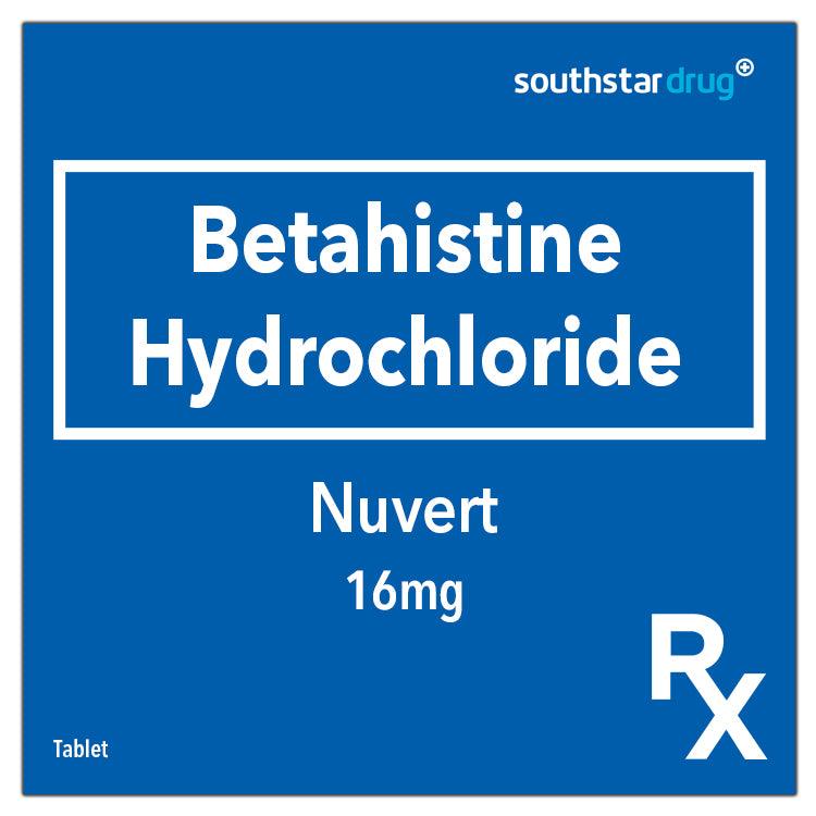 Rx: Nuvert 16mg Tablet - Southstar Drug