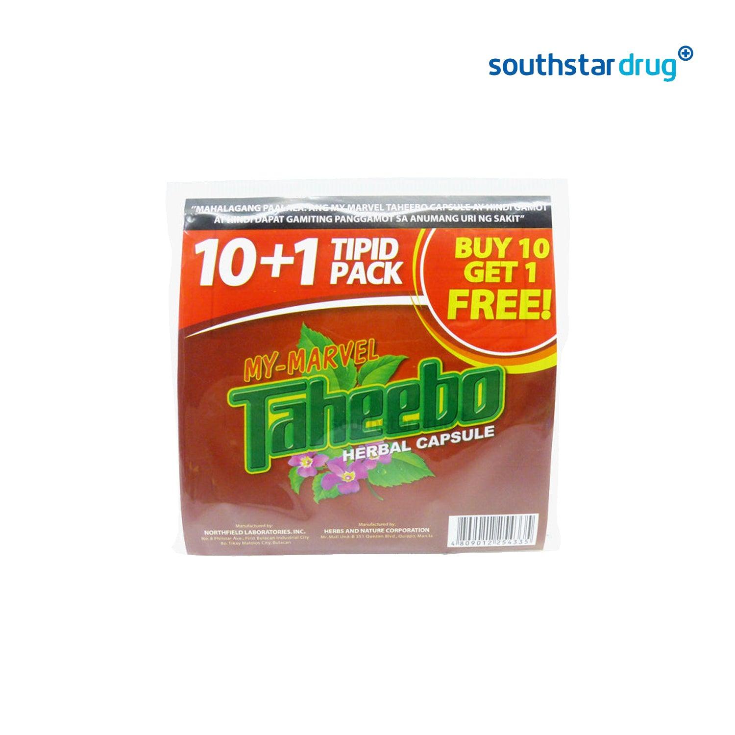 My Marvel Taheebo Herbal 10 + 1 Capsule - Southstar Drug