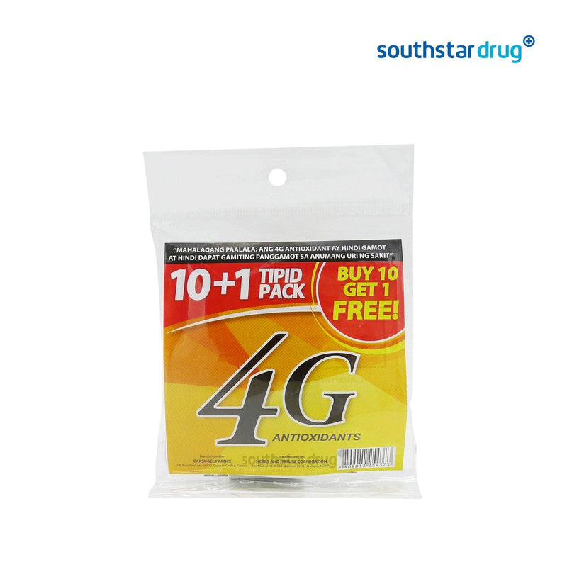 4 - G Food Supplement 10 + 1 Capsule - Southstar Drug