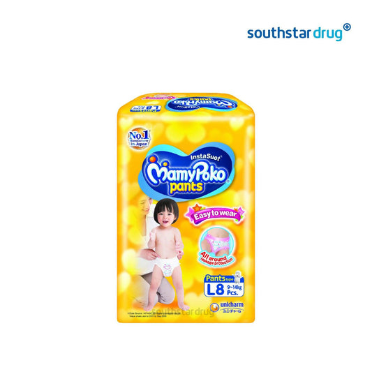 Mamy Poko Easy To Wear Large (L) Diaper - 8s - Southstar Drug