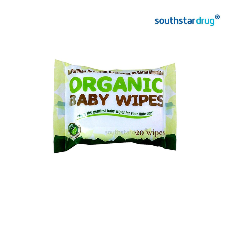 Organic Baby Wipes 20s - Southstar Drug