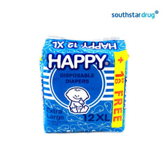 Happy XL Disposable Diaper - 12s - Southstar Drug