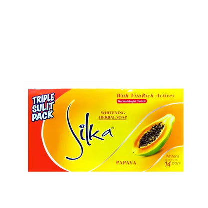 Silka Soap Whitening Papaya Triple Sulit - Southstar Drug