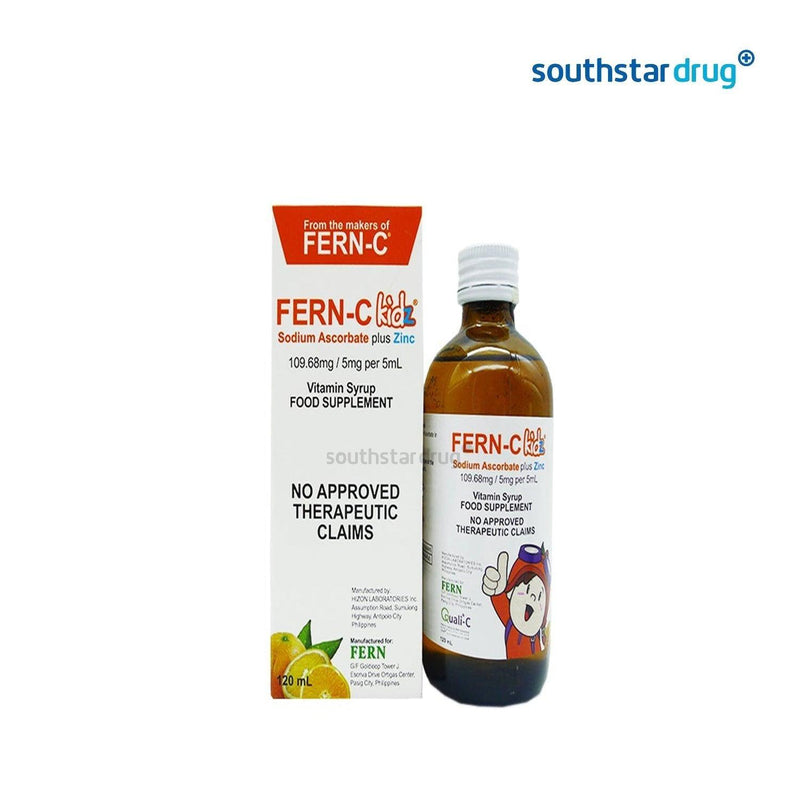 Buy Fern - C Kidz 109.68 mg / 5 mg / 5 ml 120 ml Online