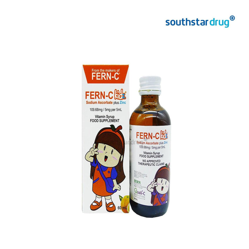 Buy Fern - C Kidz 109.68 mg / 5 mg / 5 ml 60 ml Online | Southstar