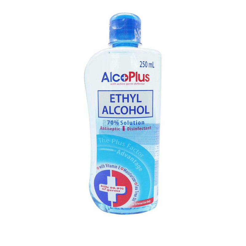 Alcoplus 70% Solution Ethyl Alcohol - 250ml - Southstar Drug