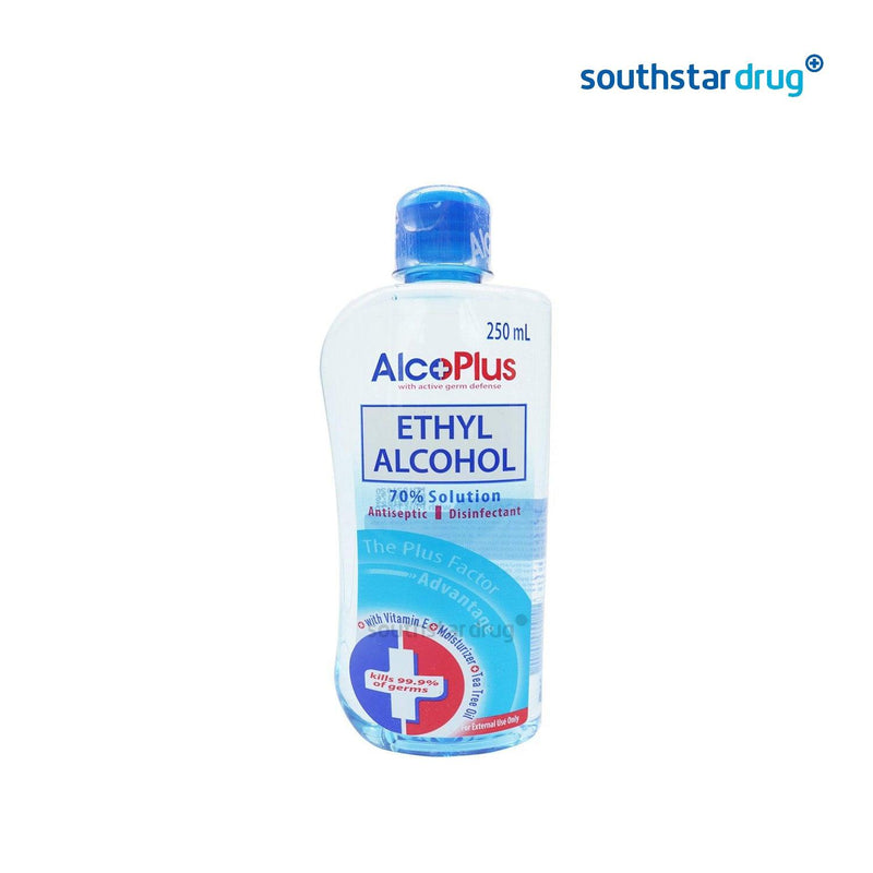 Alcoplus 70% Solution Ethyl Alcohol - 250ml - Southstar Drug