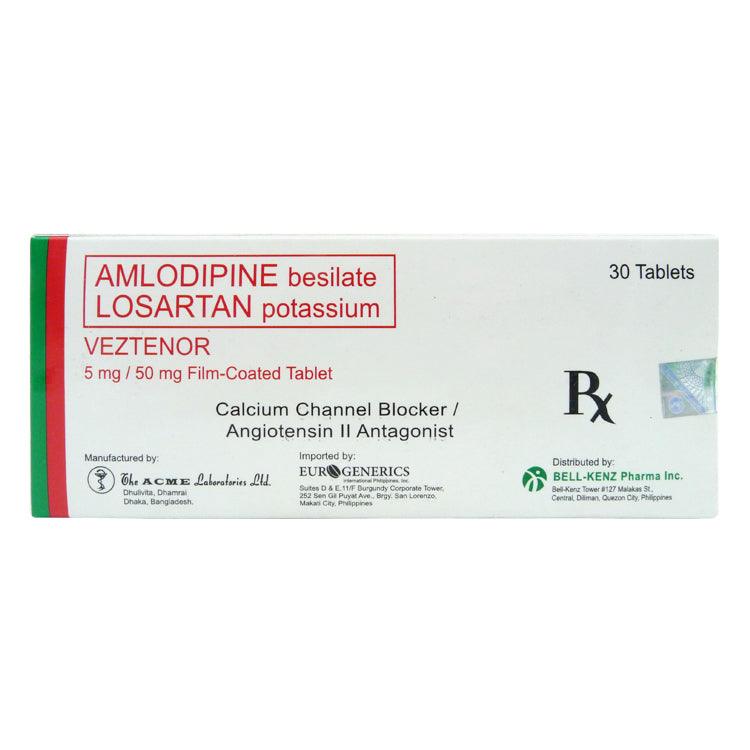 Rx: Veztenor 5mg / 50mg Tablet - Southstar Drug