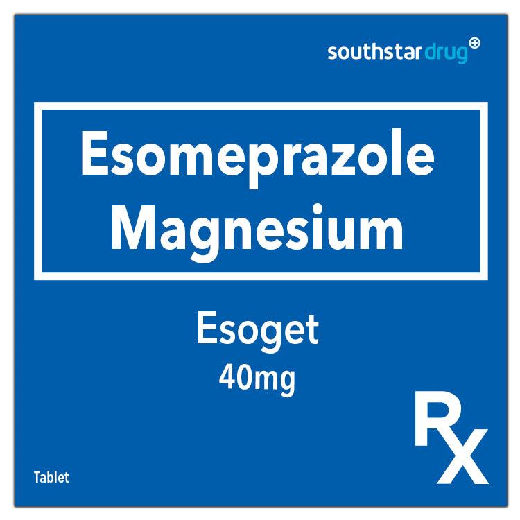 Rx: Esoget 40mg Tablet - Southstar Drug