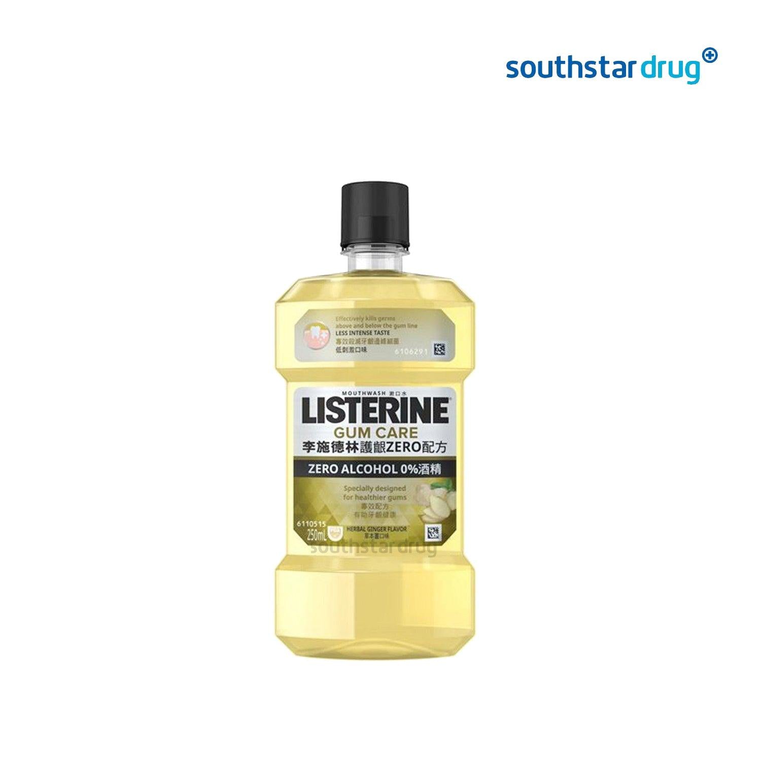 Listerine Gum Care Zero Alcohol 250ml Mouthwash - Southstar Drug