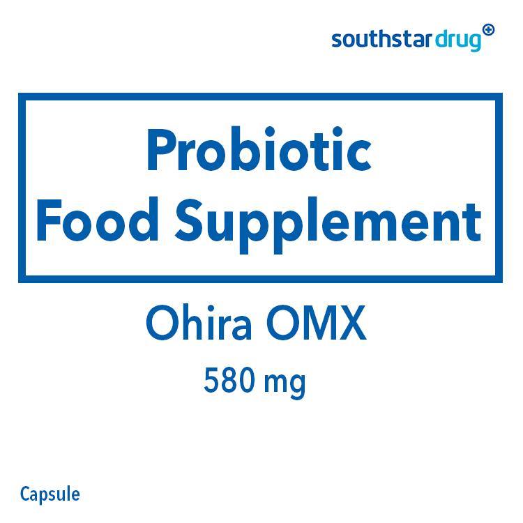 Ohira OMX 3 Years Red 580mg Capsule - 20s - Southstar Drug