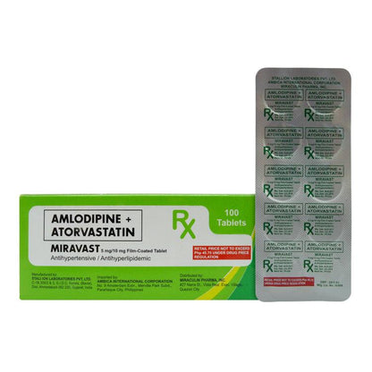 Rx: Miravast 5mg / 10mg Tablet - Southstar Drug