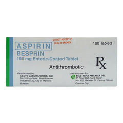 Rx: Besprin 100mg Tablet - Southstar Drug
