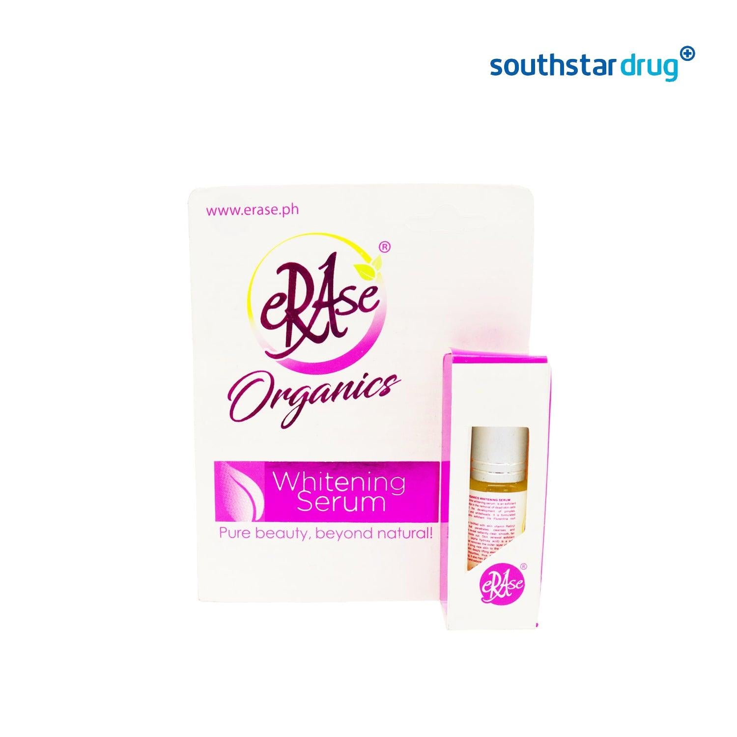 Erase Organic 7ml Whitening Serum - Southstar Drug