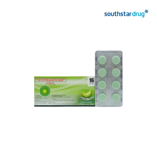 Sobenz 3mg / 1.33mg Lozenges - 16s - Southstar Drug