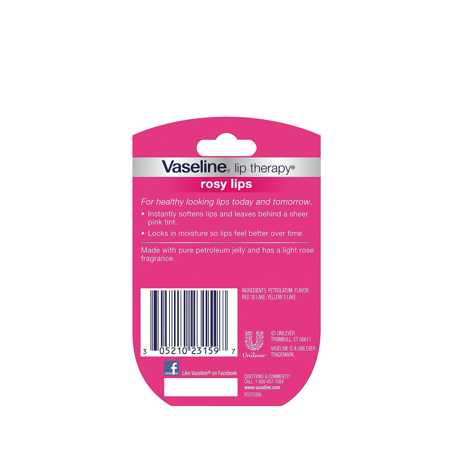 Vaseline Rosy Lipbalm 7g - Southstar Drug