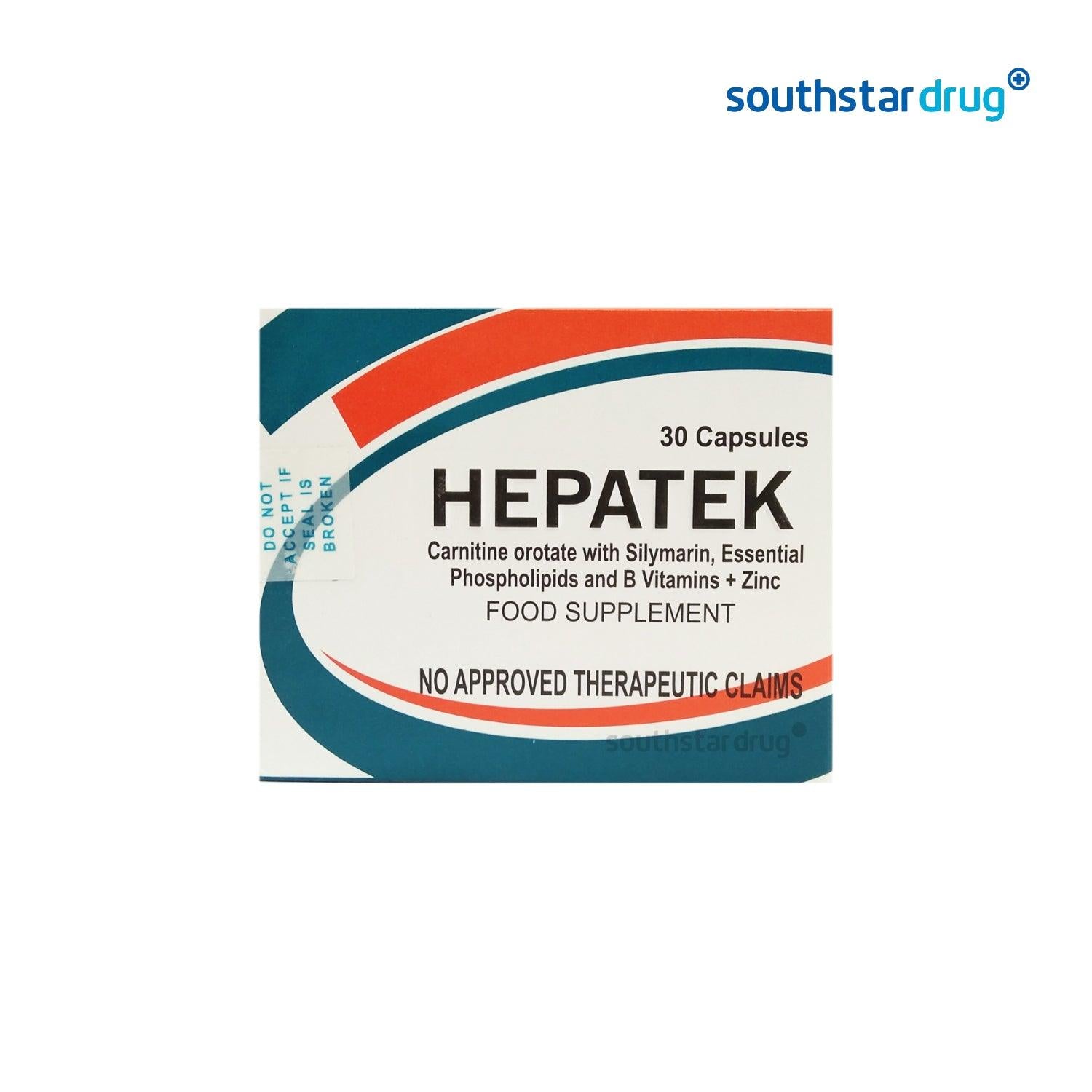 Hepatek 500mg Capsule - 30s - Southstar Drug