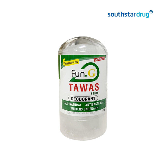 Fun G Stick Tawas Antibacterial Deodorant 60 g - Southstar Drug