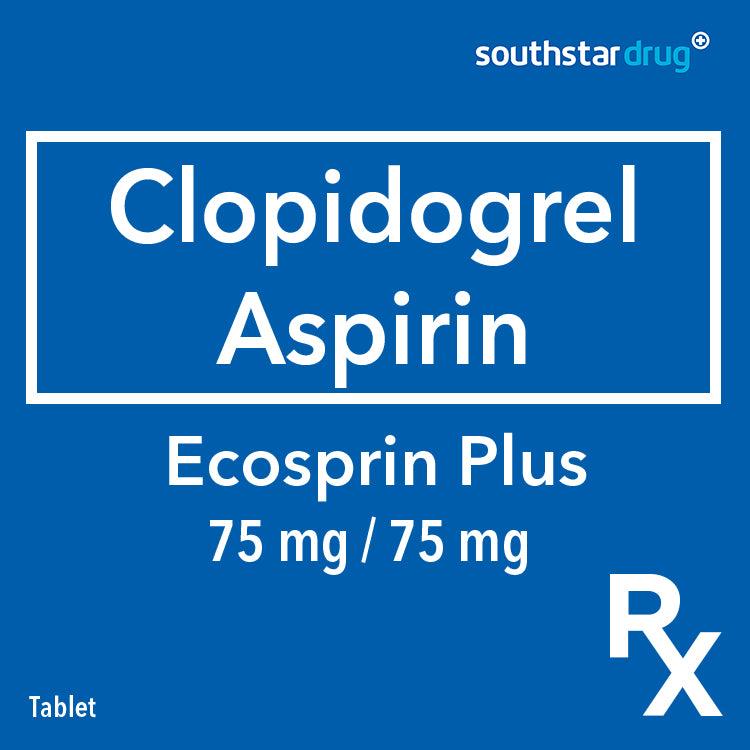 Rx: Ecosprin Plus 75mg / 75mg Tablet - Southstar Drug