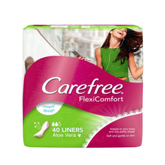 Carefree Flexicomfort Aloevera Panty Liner - 40s - Southstar Drug