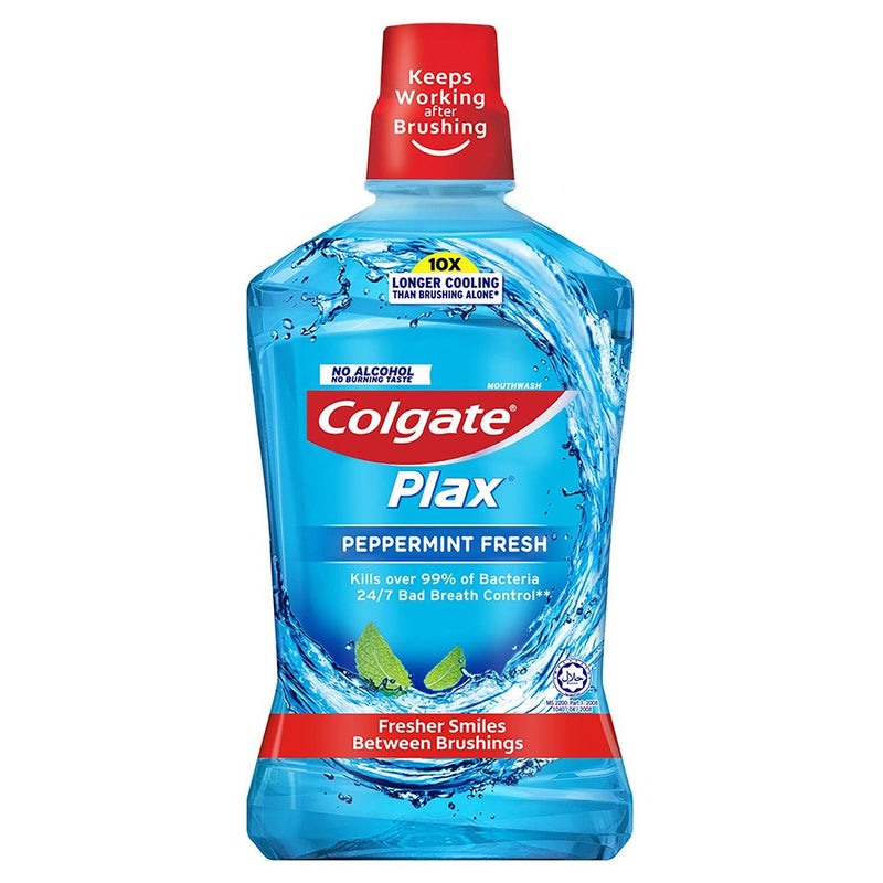 Colgate Plax Antibacterial Mouthwash Peppermint Fresh 1L - Southstar Drug